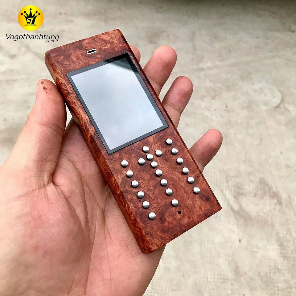 vỏ gỗ nokia 216 gỗ nu hương