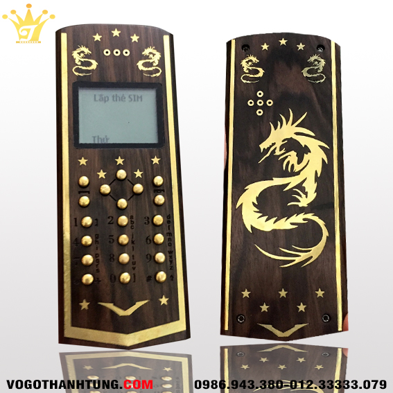 vỏ gỗ khảm đồng 1202 -  KD07