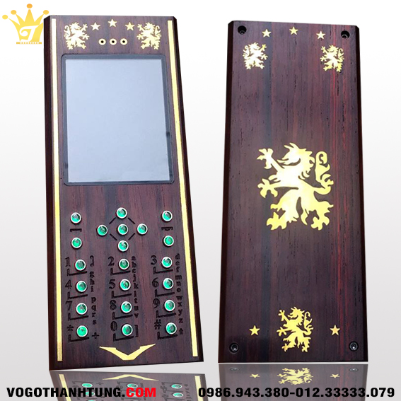 vỏ gỗ 225 khảm đồng - KD05